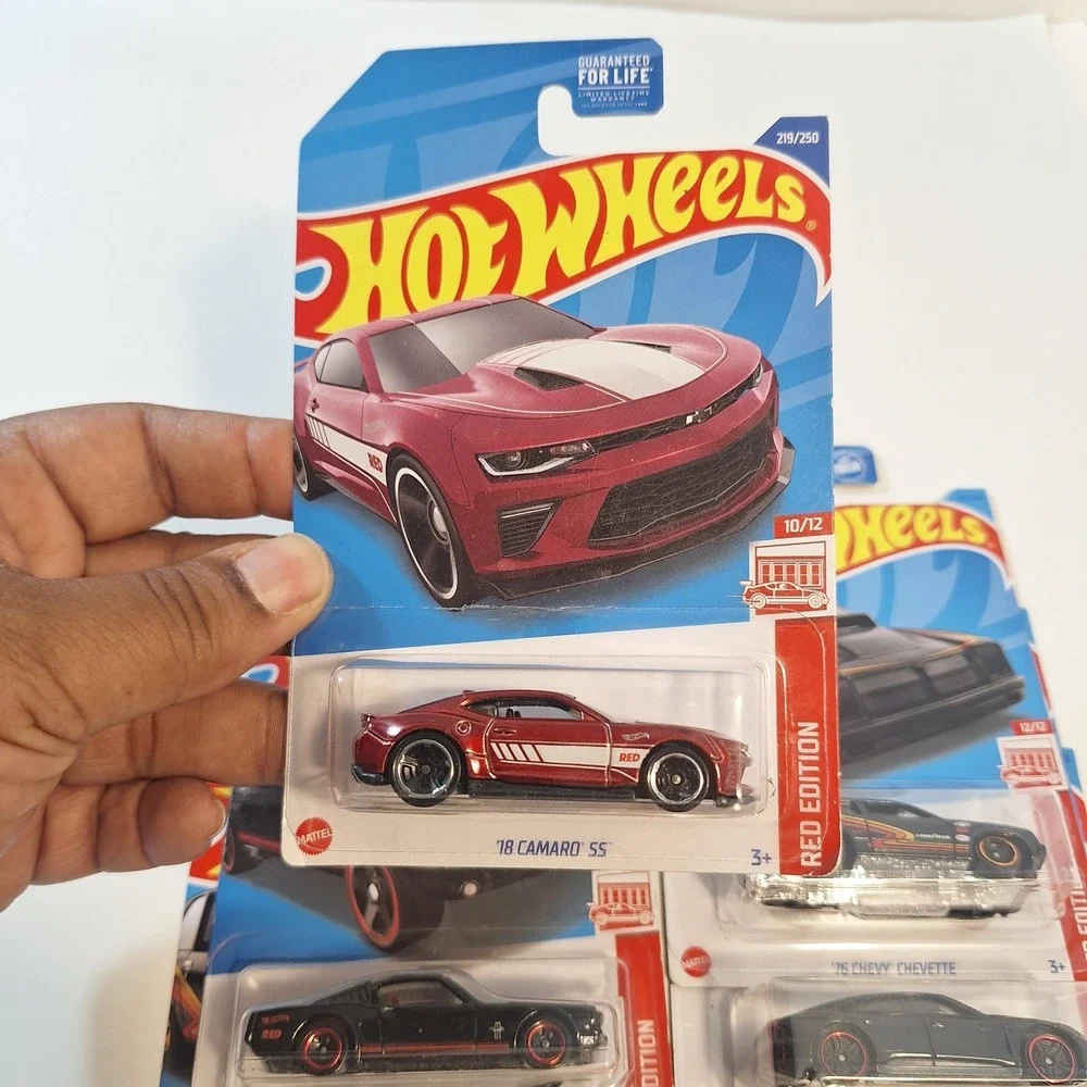 Hot Wheels Target Red Edition Some Damage 6 Cars Mustang/ Camaro
